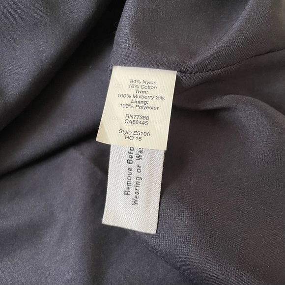 🎃Madewell Magnolia Navy Blue Lace Sheath Dress Size 4 - Picture 12 of 15